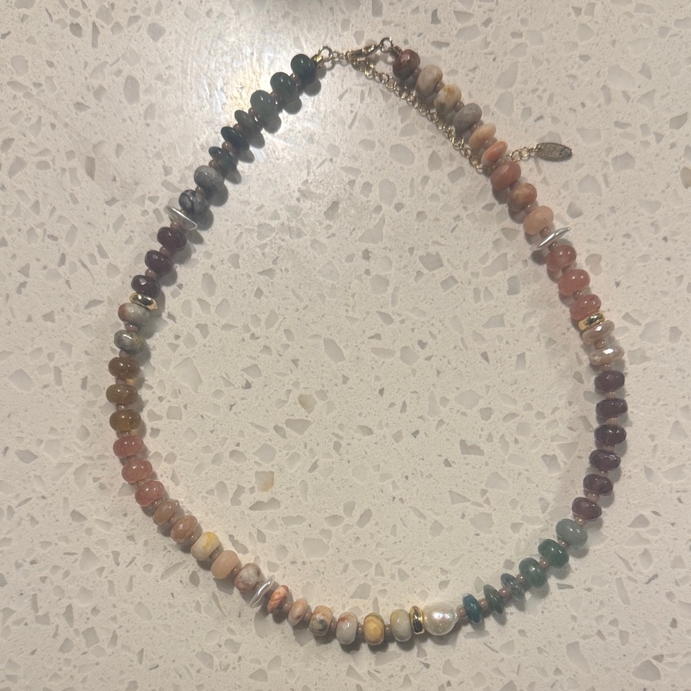 Anthropologie Multicolor Beaded Necklace